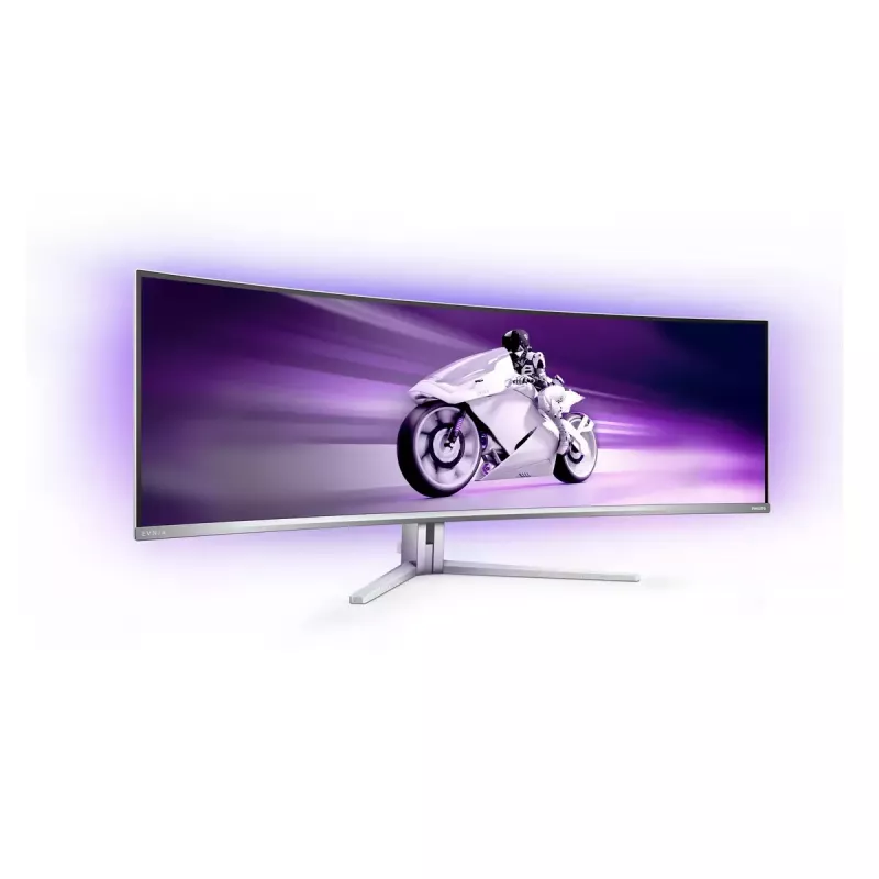 Philips Evnia 8000 49M2C8900/00 monitor komputerowy 124.2 cm (48.9 cala) 5120 x 1440 pikseli Dual QHD QD-OLED Biały