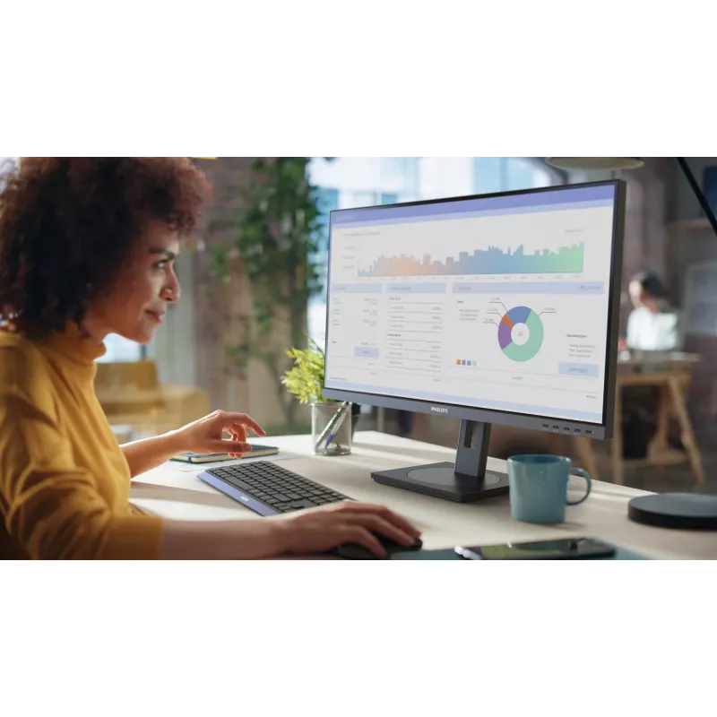 Philips 3000 series 27B1U3900/00 monitor komputerowy 68,6 cm (27 cali) 3840 x 2160 pikseli 4K Ultra HD LCD Czarny