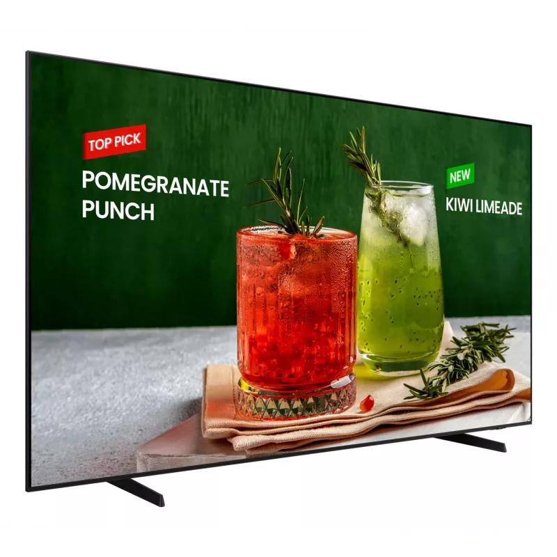 Samsung BE98D-H Płaski panel Digital signage 2,49 m (98 cali) LED Wi-Fi 4K Ultra HD Czarny Wbudowany procesor Tizen 16/7