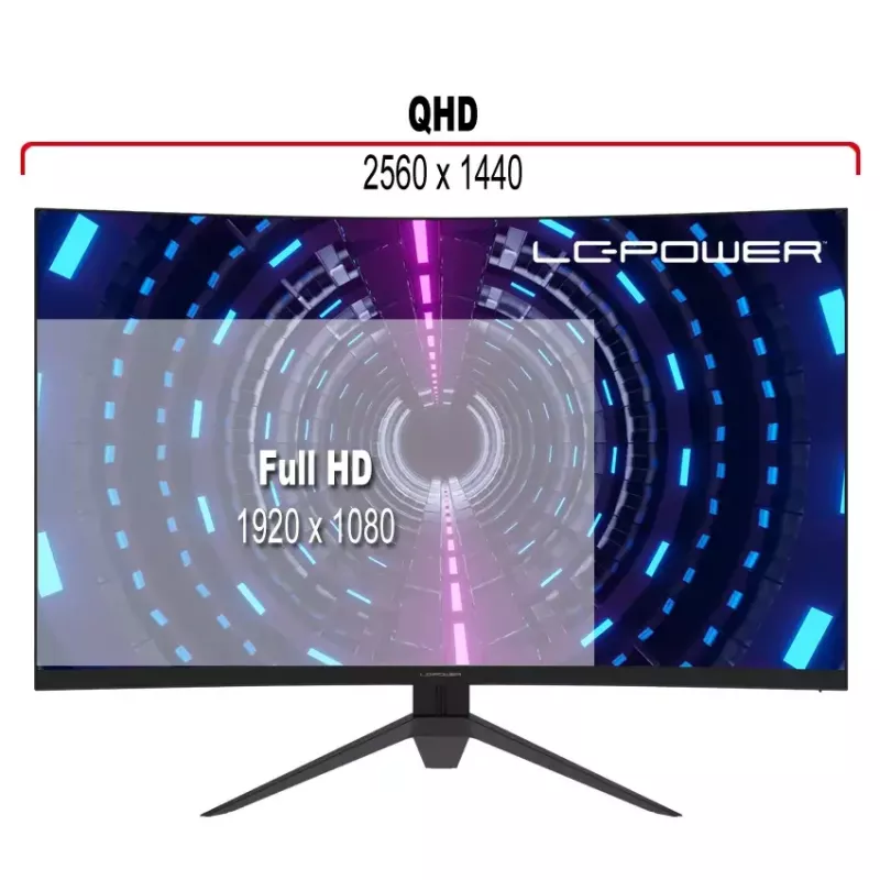 Monitor LC-Power LC-M32-QHD-165-C-V2 31,5 cala Quad HD LCD 2560 x 1440