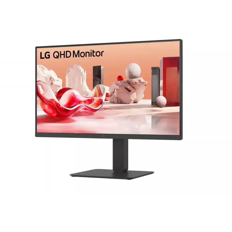 Monitor komputerowy LG 27BA65QB-B.AEU 68,6 cm (27 cali) 2560 x 1440 pikseli Wide Quad HD LED Czarny