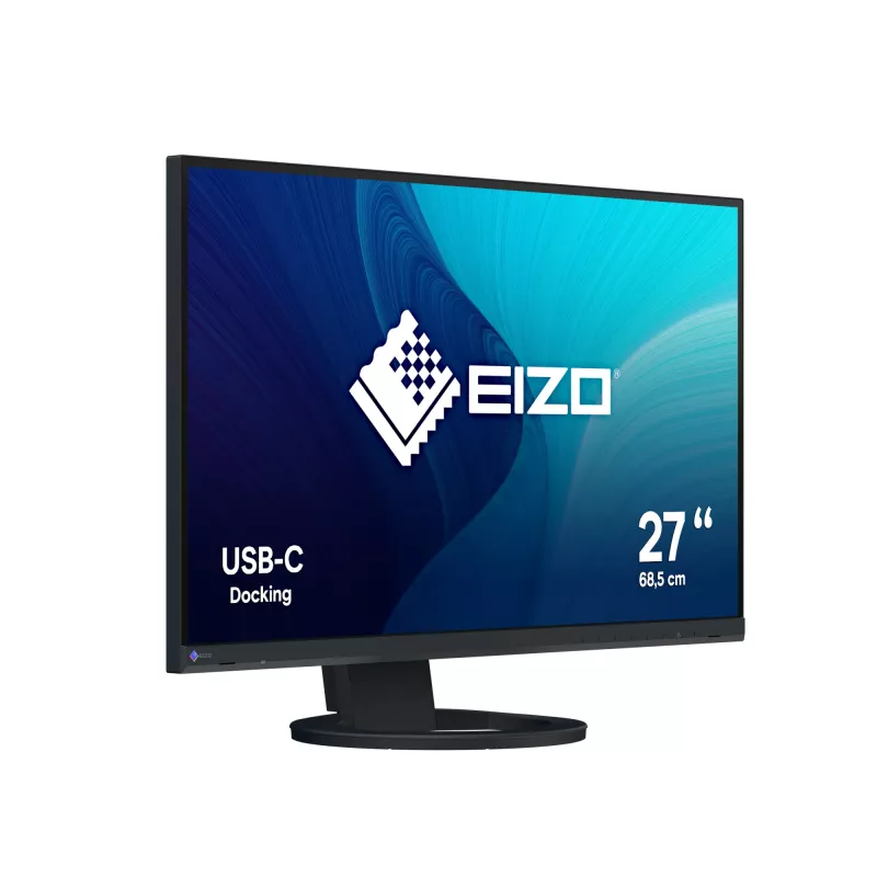 Monitor komputerowy EIZO FlexScan EV2720S-BK 68,6 cm (27 cali) 2560 x 1440 pikseli Quad HD LCD Czarny