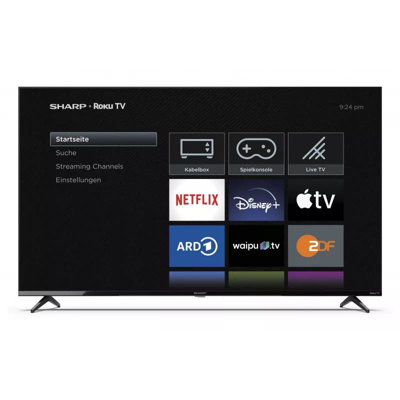 Sharp 55GJ4225E 139,7 cm (55 cali) 4K Ultra HD Smart TV Wi-Fi Czarny