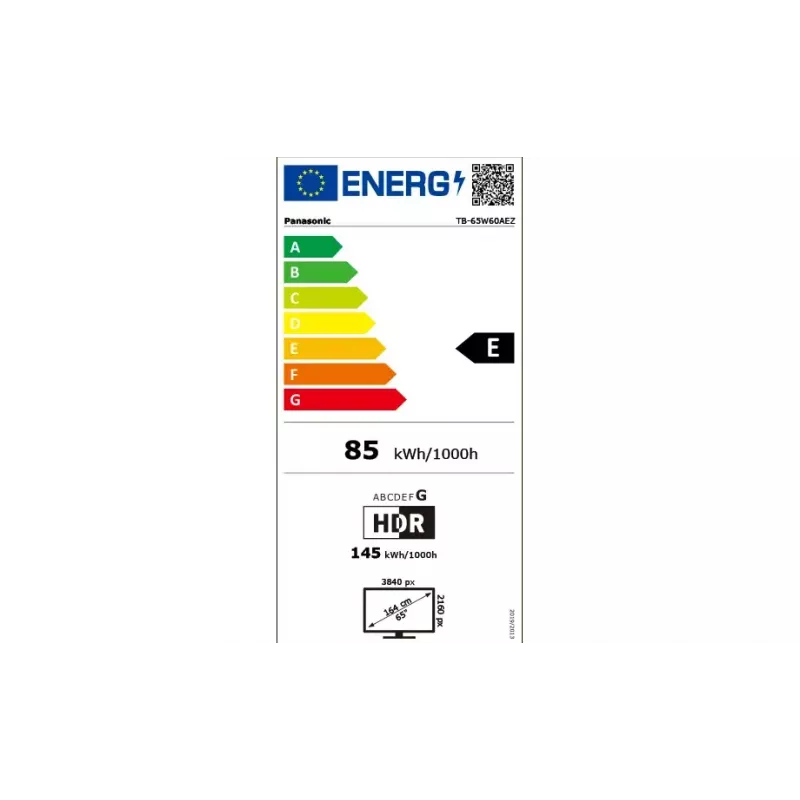 Telewizor Panasonic TB-65W60AEZ 65 cali 4K Ultra HD LCD 3840 x 2160