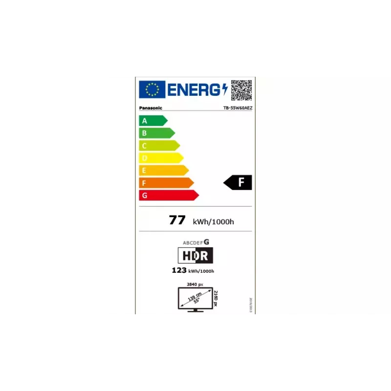 TV Panasonic TB-55W60AEZ 55 cali 4K Ultra HD LED 3840 x 2160