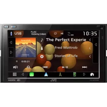 JVC KW-M875DBW radioodbiornik samochodowy Czarny Wi-Fi 180 W Bluetooth