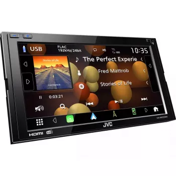 JVC KW-M875DBW radioodbiornik samochodowy Czarny Wi-Fi 180 W Bluetooth