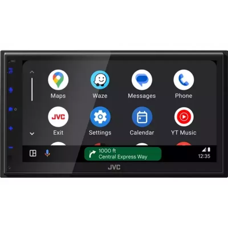 JVC KW-M595DBT radioodtwarzacz samochodowy Czarny Wi-Fi 22 W Bluetooth