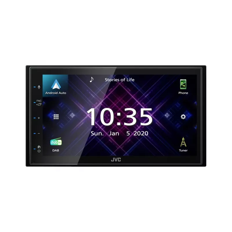 JVC KW-M565DBT samochodowy odbiornik multimedialny Czarny 200 W Bluetooth