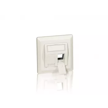 Equip 2-Port German Faceplate