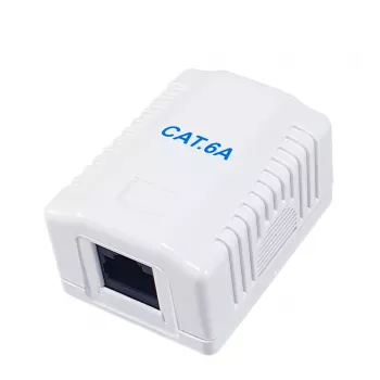 Sieciowa puszka przyłączeniowa Equip 235215 Cat6a Biała 54mm x 39mm x 29,5mm