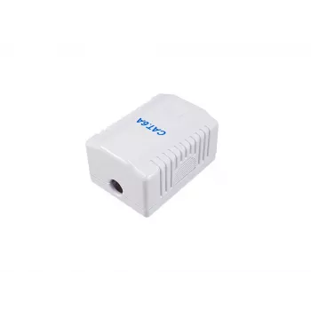 Sieciowa puszka przyłączeniowa Equip 235215 Cat6a Biała 54mm x 39mm x 29,5mm