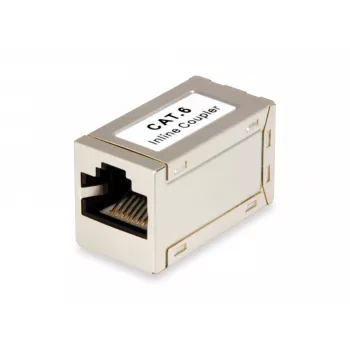 Equip Cat.6 Shielded Modular Inline Coupler, Shielded