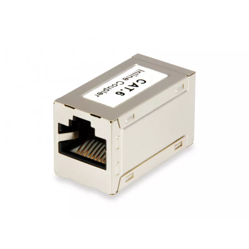 Equip Cat.6 Shielded Modular Inline Coupler, Shielded