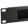 Panel szczotkowy Equip, czarny (RAL 9005)