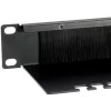 Panel szczotkowy Equip, czarny (RAL 9005)