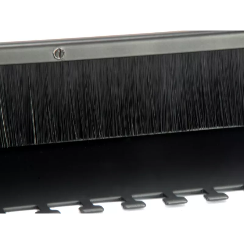 Panel szczotkowy Equip, czarny (RAL 9005)