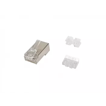 Equip Cat.6A RJ45 wtyk ekranowany, 100 szt./opak.