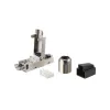 Equip Cat 8.1 Tool-free wtyk RJ45 5pcs/set Czarny Stainless steel Male