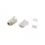 Zestaw wtyczek Equip Cat.6A RJ45 100 szt. przezroczysty biały