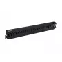 Panel zarządzania kablami Equip 19 cali do szafy Rack, czarny