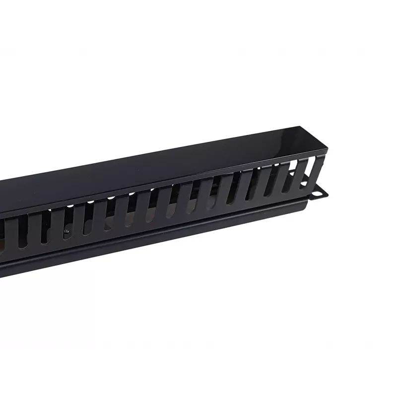 Panel zarządzania kablami Equip 19 cali do szafy Rack, czarny