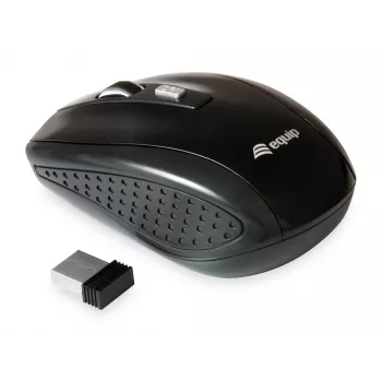 Equip 245104 mysz Podróżna Obustronna RF Wireless Optical 1600 DPI