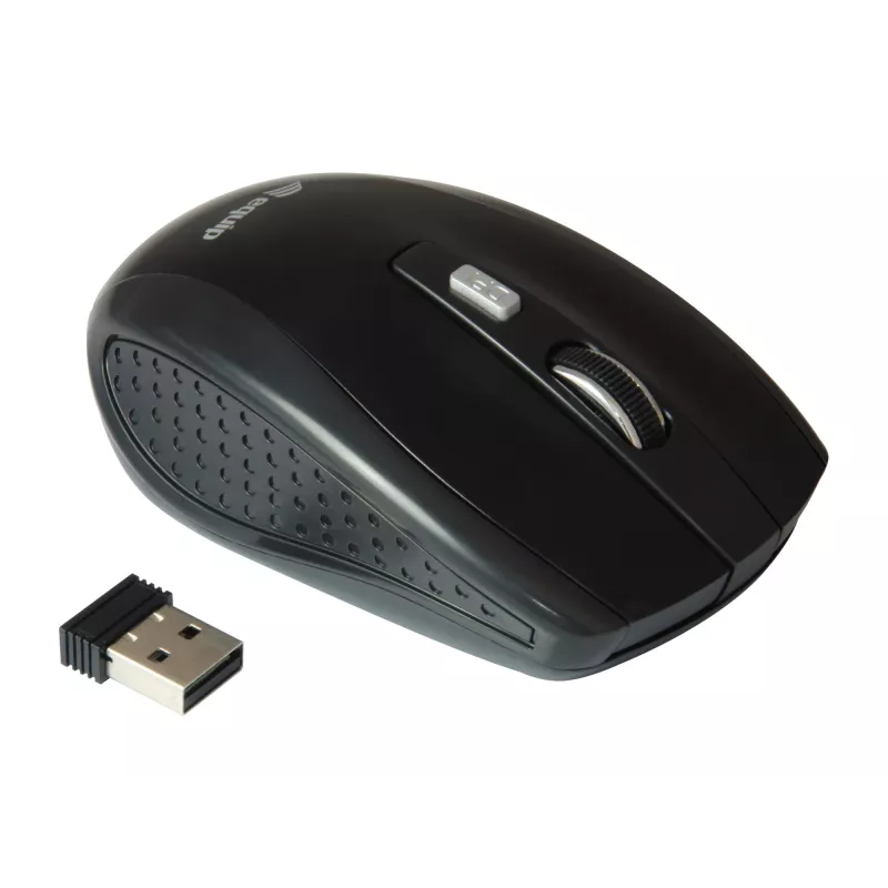 Equip 245104 mysz Podróżna Obustronna RF Wireless Optical 1600 DPI