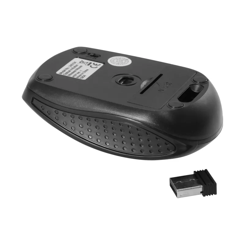Equip 245104 mysz Podróżna Obustronna RF Wireless Optical 1600 DPI
