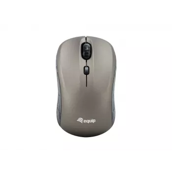 Equip Mini Optyczna Bezprzewodowa Mysz, Symetryczna, Optyczna, RF Wireless, 1600 DPI, Szary