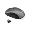Equip Mini Optyczna Bezprzewodowa Mysz, Symetryczna, Optyczna, RF Wireless, 1600 DPI, Szary