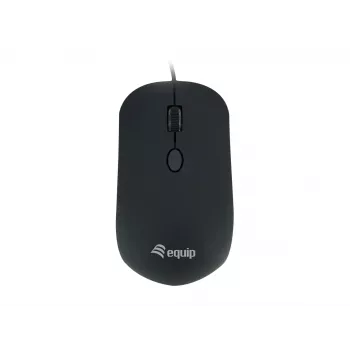 Equip USB Comfort mysz, oburęczna, optyczna, USB Type-A, 1600 DPI, czarna