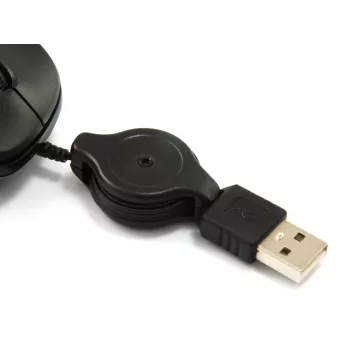Equip 245103 mysz Travel symetryczna USB typu A optyczna 1000 DPI