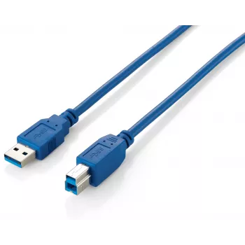 Kabel USB 3.0 typu A – typu B Equip 128291 1,0 m niebieski