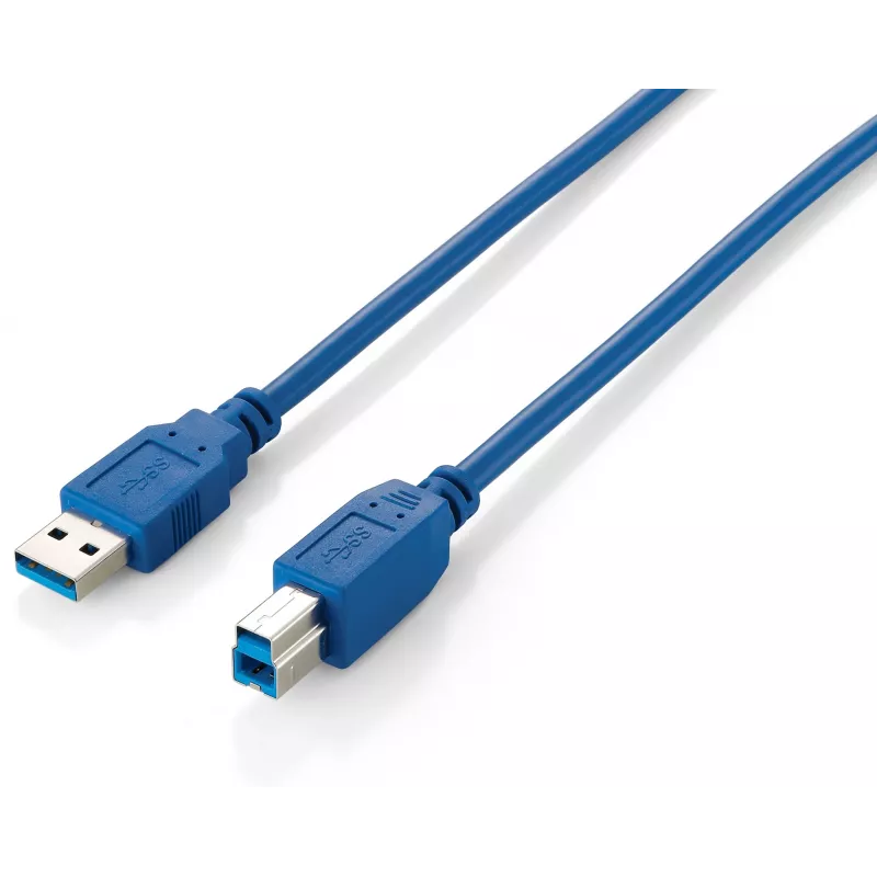 Kabel USB 3.0 typu A – typu B Equip 128291 1,0 m niebieski