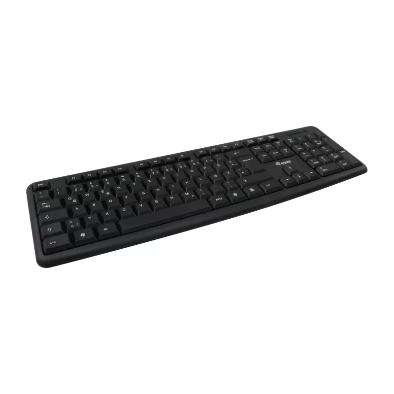 Equip 245203 klawiatura Mysz w zestawie Biurowa USB QWERTY Włoska Czarny