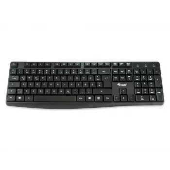 Equip Wired USB klawiatura, Full-size (100%), Wired, USB, QWERTY, Czarny