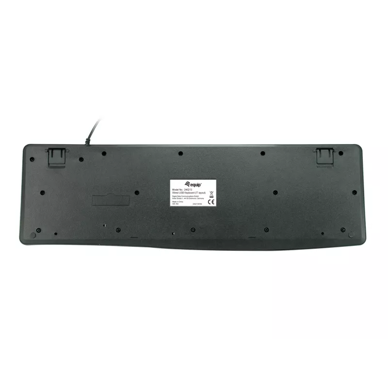 Klawiatura Equip 245213 biurowa USB QWERTY włoski czarna