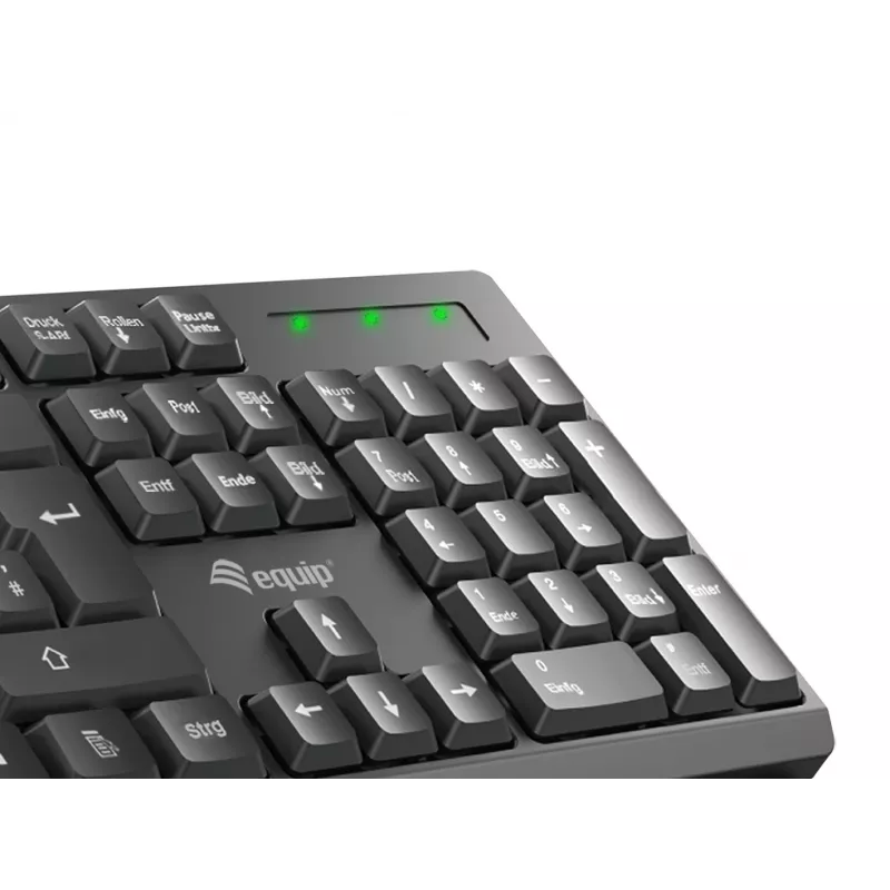 Zestaw klawiatury i myszy bezprzewodowych Equip, układ ES
