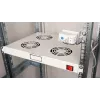 Equip Cooling Fans 19', 1U, 4FANS, RAL7035 Szary