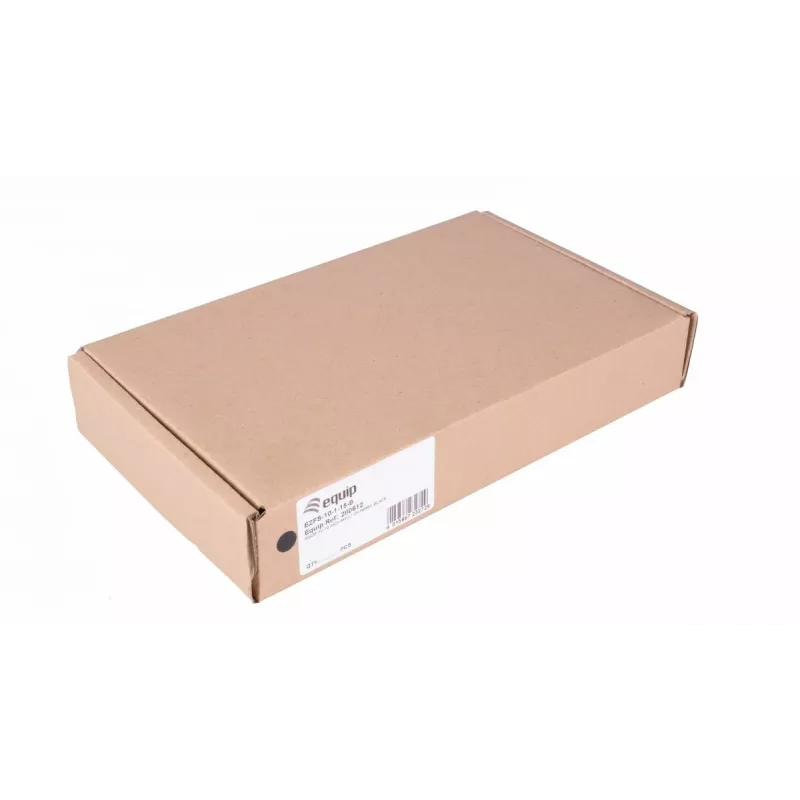 Equip Fixed Shelf 10', 1U, 150MM, Czarny