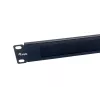 Panel szczotkowy Equip 10 cali 1U Czarny Stal szerokość 25,4 mm