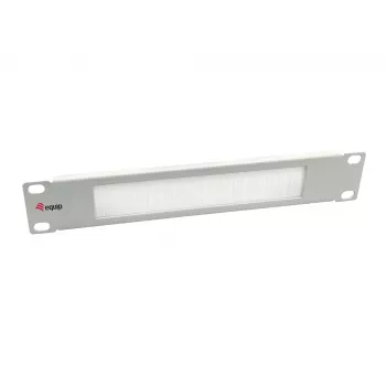 Panel szczotkowy Equip 10 cali Jasnoszary Stal 1U