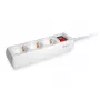 Equip 245551 przedłużacz zasilający 1,5 m 3 gniazda AC Wewnętrzny Biały
