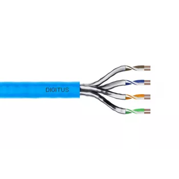 Kabel instalacyjny DIGITUS - CAT6a - U/FTP - AWG 23/1 - 100 m - niebieski