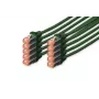 DIGITUS Patch kabel - CAT6 - S/FTP - Snagless - Cu - 5m - zielony - 10pk