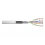 Digitus kabel sieciowy CAT 6 SF/UTP skrętka typu patch cord luzem 100m szary