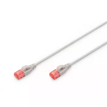 DIGITUS cienki Patch kabel - CAT6 - U/UTP - Snagless - Cu - 2m - szary