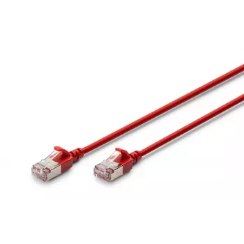 DIGITUS cienki patch kabel - CAT6A - F-FTP - 5m - Czerwony