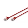 DIGITUS cienki patch kabel - CAT6A - F-FTP - 5m - Czerwony